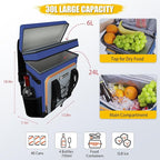 Backpack Cooler - AYAMAYA Upgrade Leakproof Cooler Backpack with Padded Top Handle, 40 Cans Large Waterproof Insulated Camping Coolers for Beach, Fishing, Picnic, Travel, BBQ