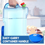 2 Pack 3.2 Gallon Water Container with Spigot Portable Water Tank for Camping No Leakage Watering Dispenser Jug with Tap for Road Trips Outdoor Hiking Emergency Storage Vehicle Picnic Home