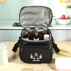 Personalized Insulated Cooler Bag, Custom Name Portable Insulated Camping Bag Suitable for Picnic Beach Hiking Travel
