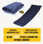 YELLOW JACKET Folding Camping Cot for Adults,600LBS Max Load,28" Wide Sleeping Cot with Removable Thick Mattress Portable Foldable Camping Bed with Carry Bag for Camp,Home,Office,Travel,Blue