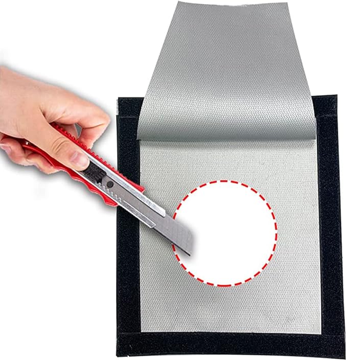 FireHiking Hot Tent Stove Jack 9" x 7.8" with Rain Flap Highly Flame-Retardant for Onetigris Hot Tent