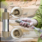 Miniwell L630 Portable Water Filter with Upgraded Vacuum Packaging - 25 Year Storage, Long Lasting and Versatile Usage Options, Single