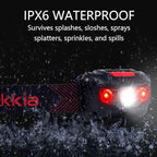 Vekkia Ultra Bright LED Headlamp Flashlight (2 Pack), White and Red Light Headlight with Adjustable Headband, IPX6 Waterproof Head Lamp for Outdoors,Camping,Running,Cycling,Hiking. Batteries Included