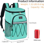 Backpack Cooler Backpack 26 Cans Insulated Leak Proof for Women Men Beach Camping Picnic Fishing Hiking Lunch Backpack Waterproof Cooler