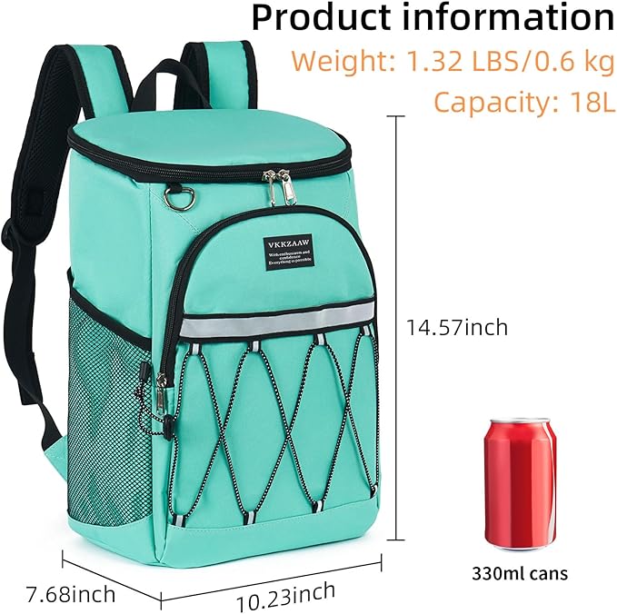 Backpack Cooler Backpack 26 Cans Insulated Leak Proof for Women Men Beach Camping Picnic Fishing Hiking Lunch Backpack Waterproof Cooler