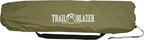 Trailblazer GI-Style Heavy Duty Folding Steel Cot | Sturdy Military-Style Camping Cot | Durable Steel Frame | Portable Foldable Design for Outdoor Adventures | Emergency Use | Survival & Prepper Gear