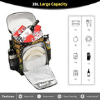 Cooler Backpack Leakproof Backpack Cooler Insulated Lunch Cooler Bag 30 Cans Camping Coolers for Beach Camping Hiking