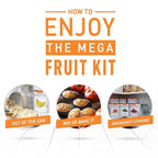 Emergency Essentials MEGA Fruit Kit | Freeze Dried & Dehydrated Fruit Variety | 119 Servings | Up To 30 Year Shelf Life | Apples, Strawberries, Blueberries, Peaches, Bananas, Pineapple