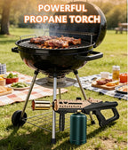 Propane Grill Torch Gun – Cooking Torch – Culinary Torch Sous Vide – Adjustable Flamethrower for BBQ, Campfire, Charcoal Wood Grills Lighter(Tank Not Included)