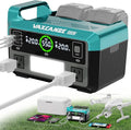 550W Power Inverter for Makita 18V, DC 20V to AC 110V Pure Sine Wave, Portable Power Station with 2 USB Ports & 1 AC Outlet & 1 Type-C Fast Charging, Battery Adapter with LED, Battery Not Included