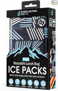 Everlasting Ice RX Reusable Ice Packs for Lunch Boxes & Coolers (4 Pack) Flexible, Long-Lasting, BPA Free, Versatile Soft Ice Pack for Insulated Bags, Picnic, Travel, and More