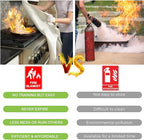 Fire Blanket for Kitchen Home Emergency - Fiberglass Blankets Fire Survival Suspension Flames Retardant Extinguisher Great for Stove Car Garage Office Camping Caravan BBQ Safety (1-Pack)