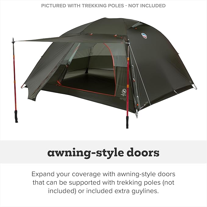 Big Agnes Copper Spur UL - Backpacking Tent for Camping, 3 Season, Ultralight, Waterproof, Anodized Poles