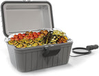 Gideon Heated Electric Lunch Box 12-Volt Portable Stove For Car, Truck, Camping, Etc. - Enjoy Hot Delicious Meals