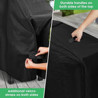 Grill Cover fit for Weber Slate 30" Rust-Resistant Griddle, Heavy-Duty 600D Waterproof Cover for 3400119 Weber Slate 30 inch Flat Top Griddle Grill Cover