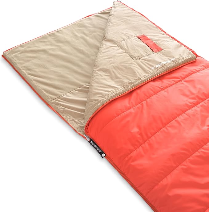 The North Face Sleeping-Bags Wawona Bed 35 Sleeping Bag - Rectangular 35F / 2C Insulated Camping Sleeping Bag, Water Repellent