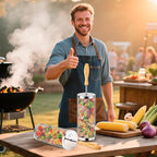 Rolling Grill Baskets,Removable Wooden Handle,304 Stainless Steel,Grill Accessories for Veggies Shrimp Meat,Kitchen Gadgets Fits Outdoor Cooking&Picnics,Camping Essentials,Ideal Festival Birthday Anniversary Gifts—2 Pack