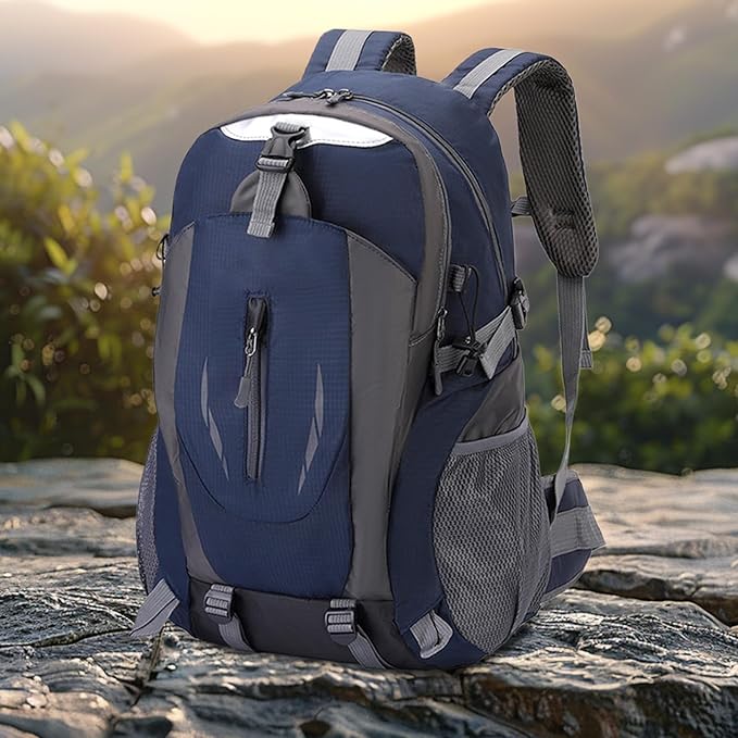 Day Hiking Backpack - 40L Hiking Backpack Lightweight Outdoor Bag,Rucksack Waterproof Bag Storage Organizer for Cycling Camping Sports Fishing Climbing Travel Backpacking