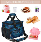Boho Mandala Turtle Soft Cooler Bag Insulated Lunch Box for Men & Women, Large Leakproof Lunch Bag Portable Beach Cooler for Work, Picnic, Road Trips,Fishing, Travel, Camping,A-3