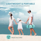 Elegear CumbreX™ Beach Tent Sun Shelter with Canopy, 4-5 Person Pop Up Beach Tent, Easy Setup UPF 50+ UV Protection Portable Lightweight Double Silver Coating Cabana Sun Shade Shelter - Green