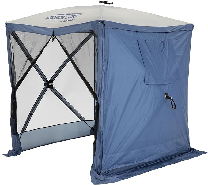 Clam Quick-Set Wind & Sun Panel Attachment – Accessory for Screen Shelter Canopy Tent – Includes 2 Panels with Carry Bag – Outdoor Privacy & Weather Protection (Tent Not Included)