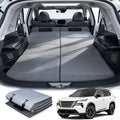 Car Bed for Nissan Rogue, Foldable Non-Inflatable Memory Foam Camping Mattress, Thickened Portable SUV Trunk Sleeping Pad, Air Mattress Upgrade for Camping & Travel Essentials, With Storage Bag, Gray