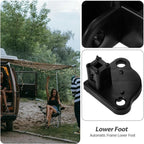 Gatuida 12pcs Rv Awning Bottom Bracket Foot Automatic Support Design for Camping Tents and Folding Umbrellas Material Weatherproof Stability for Outdoor Use