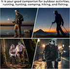 2 Pcs LED Hat Light, 900lm Dimmable Clip on Cap Lights, Headlamp Rechargeable, 180°Adjustable Hands Free Hat Flashlight Headlamp Waterproof for Hiking, Running, Fishing, Cycling, Emergency (White)