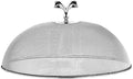 Stainless Steel Mesh Food Cover Plate Serving Cover Multifunctional,Sturdy,Utility,Portable Protector for Home Daily Use, Diameter 28 cm