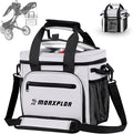 Golf Cart Cooler with Magnetic Lid 12-Can Insulated Soft Cooler Bag Collapsible for Golf Cart,Golf Accessories,Lunch Camping Cooler Insulated Lunch Bag with Adjustable Shoulder Strap