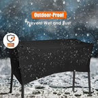 QuliMetal Patio Cover for Camp Chef 3 Burner Stove Including Model SPG90b PRO90 Tundra TB90LWG SPG90B TB90LW TB90LWG15, Grill Cover for Camp Chef pro 90X, Heavy Duty, 600D