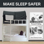 Alvantor® Bed Canopy Bed Tents 2-in-1 Dream Tents Privacy Space Twin Size Sleeping Tents Indoor Pop Up Portable Frame Curtains Breathable Gray Cottage Reducing Light & Air Ventilation