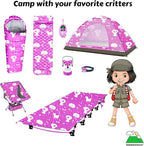 Kids Camping Essentials – LED Kids Lantern and Rechargeable Kids Headlamp Set | Multiple Purposes Kids Nightlight/Flashlight Toys –Holiday, Halloween N Birthday Gifts for Toddlers and Kids (Pink)