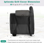 Grill Cover for Traeger Pro 22 Smoker Grill, 41inch Outdoor Grill Cover Waterproof for Traeger Pro 575 Pellet Smoker Grill-41 L x 27" W x 47" H