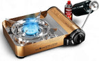 Gas ONE GS-4000P - Camp Stove - Premium Propane or Butane Stove with Convenient Carrying Case - Patented - Great for Camp Stove and Portable Butane Stove for All Cooking Application