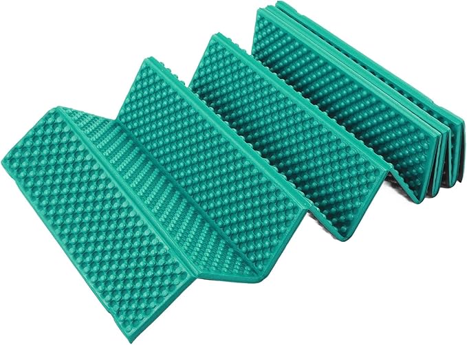 Double Egg Crate Sleeping Pad Egg Crate Sleeping PadSponge Sleep Mat, Foldable Thickened Foam Sleep Mat Camping Sleeping Padfor Outdoor Camping 186x57CMFoam Pads