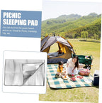 Folding Mat Pad Camping Sleeping Pads Aluminum Foil Camping Mat Foam Foil Blanket for Outdoor Sleeping