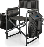 Picnic TIME NFL Unisex-Adult NFL Fusion Camping Chair with Side Table and Soft Cooler, Beach Chair for Adults, Lawn Chair