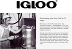 Igloo Premium Comfort Rubber Grip Swing-Up Handle, 25-75 Qt Coolers, White (1 Handle)