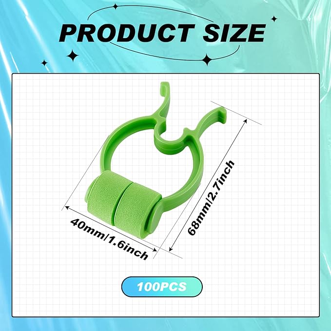 Frienda Professional Nose Stop Clips Plastic Foam Nosebleed Stopper Clips for Adults Accidental Emergency Condition Swimming(100 Pcs,Green,Standard Size)