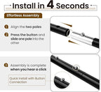 ONETIGRIS Upgraded Tent Poles – Set of 2 Adjustable Telescoping Tarp Poles, Aluminum Replacement Poles for Tent, Tarp, Canopy, Awning, Shelter, Heavy Duty Aluminum Alloy Camping Poles