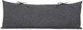 SUNCREAT Detachable Extra Large Outdoor Hammock Pillow with Ties, Dark Gray