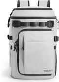 TOURIT 38 Cans Backpack Cooler: Leak Proof Waterproof 2 Insulated Compartments Soft Cooler Bag Beach Travel Camping Picnic