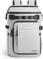 TOURIT 38 Cans Backpack Cooler: Leak Proof Waterproof 2 Insulated Compartments Soft Cooler Bag Beach Travel Camping Picnic
