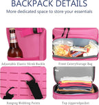 Cooler Backpack, 30 Can Backpack Cooler 4-Sided Cold Retention Technology, Lightweight & Hands-Free for Beach, Camping