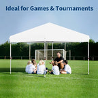 Garvee 10x10 Pop Up Canopy Tent, Heavy Duty Commercial Instant Shelter with One-Person Setup, UPF 50+ Waterproof, 100 Sq Ft Shade for Outdoor Events, Camping, Farmers Market