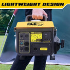 Aceup Energy 1200W Gas Generator, Small Lightweight Generator for Home Use, EPA Compliant