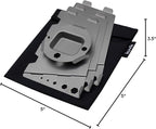 Kuvik Titanium Solid Fuel Stove - Ultralight and Compact Stove for Backpacking, Camping, and Survival