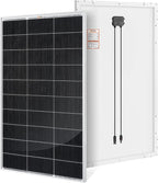 RICH SOLAR 150 Watt 12 Volt 18BB Cell Monocrystalline Solar Panel N-Type Cells High Efficiency Solar Module Charge Battery for RV Marine Boat Off Grid