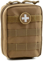 Orca Tactical First Aid Molle Pouch - Heavy Duty IFAK Pouch - Empty Medical Pouch Ideal for Military Use EMTs Law Enforcement Camping and Hiking - Med Pouch for Optimal Organization